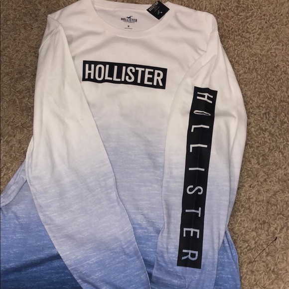 Mens medium long sleeve Hollister shirt - Picture 3 of 3